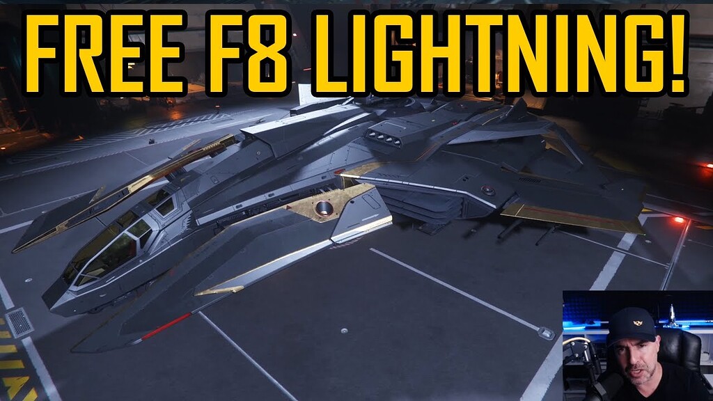 Get the Star Citizen F8C Lightning ship for free at the anniversary event