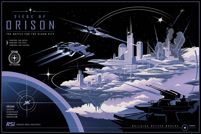 Star Citizen Siege of Orison city combat