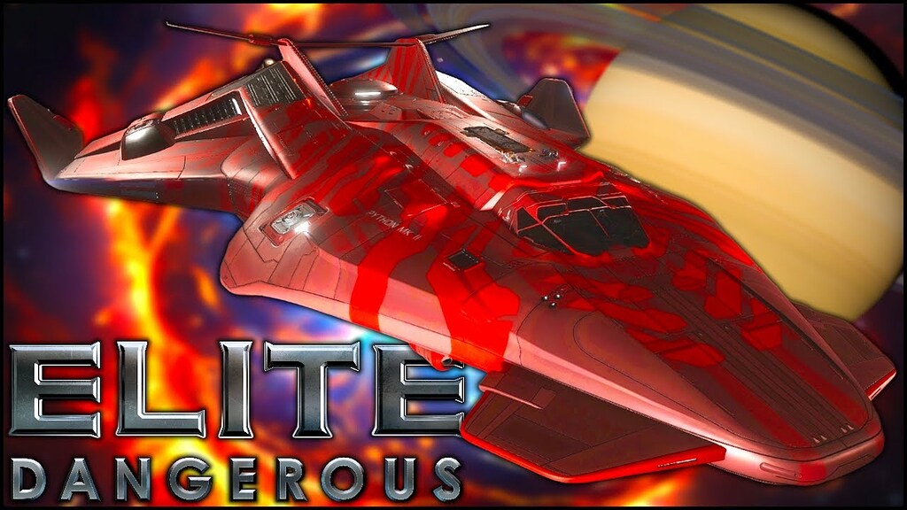 What a New Fully Engineered Python MK 2 Ship Looks Like In Elite ...