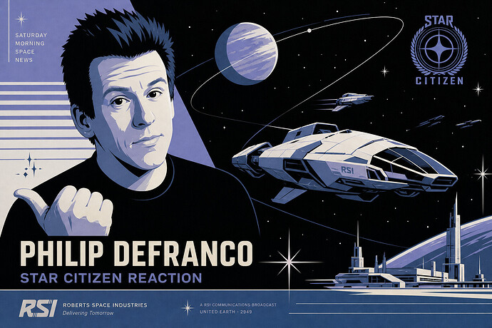 Philip DeFranco and Star Citizen reaction video