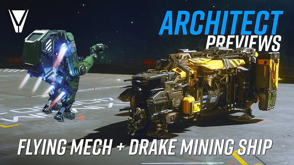 Architect Previews Mining Mech + Drake Golem Miner - mining - StarZen