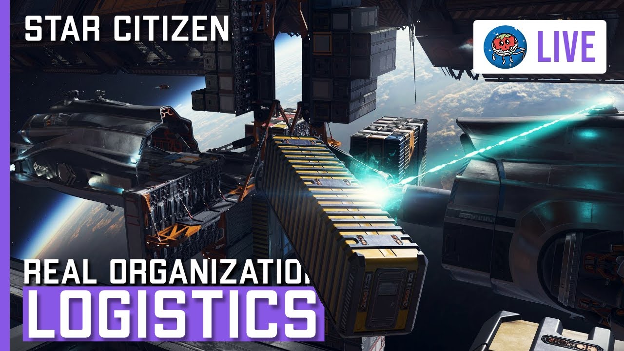 Building An Org Cargo Depot In Space  Star Citizen Group Exeriment Gameplay  - space-tomato - StarZen